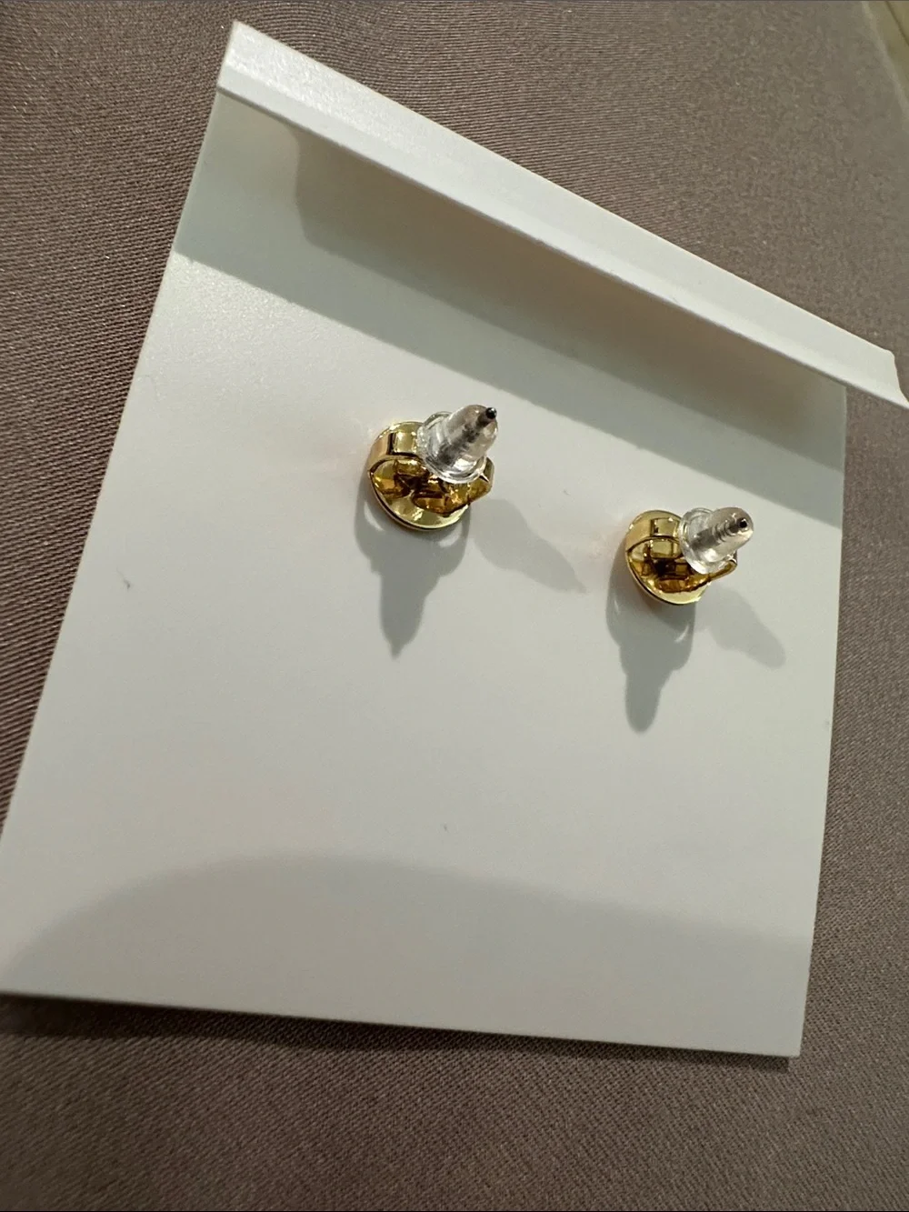 Tory Burch Pave Icon Stud Earrings
